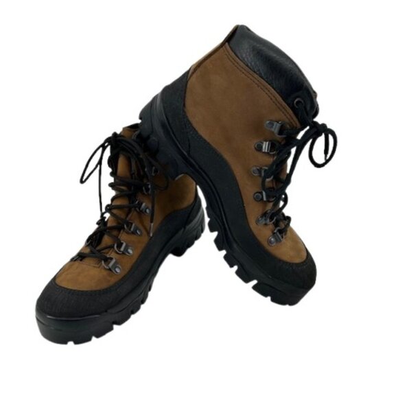 Danner Combat Hiker Boots Men’s 7.5W Brown Leather Suede Vibram Sole Military - Picture 1 of 8